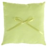 Coussin alliances coton vert anis