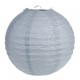 Lanterne boule chinoise papier gris 30 cm les 2