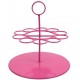 Présentoir éprouvettes à dragées fushia rond
