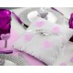 Confettis Coeur Tissu Non Tisse 4 cm deco mariage