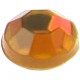 Strass autocollant orange decoratif 5 mm les 160