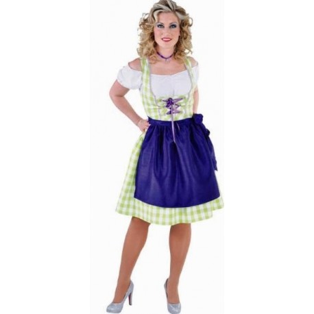 Déguisement Bavaroise Dirndl Vert anis femme