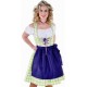 Costume Bavaroise Dirndl Vert anis Deluxe Femme