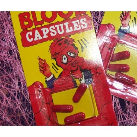 Capsules de faux sang les 3