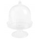 Boite dragees cloche transparente sur pied les 4