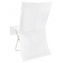 Housses de chaise blanches intissé opaque les 4