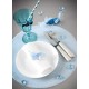 Perle ours turquoise transparent deco de table