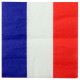 Serviette de table France drapeau Français les 20