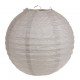 Lanterne boule chinoise papier taupe 30 cm les 2