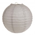 Lanternes Boule Chinoise Papier Taupe 30 cm les 2