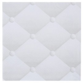 Serviette de Table Capitonnée Blanche les 20