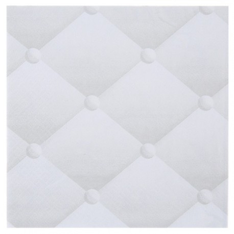 Serviette de Table Capitonnée Blanche les 20