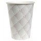 Gobelets Capitonnés Carton Blanc les 10