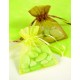 Sachet Organdi Vert Anis et Chocolat pour dragees