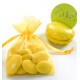 Sachets Organdi Jaune Vif Sachets dragees idee deco