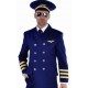 Déguisement pilote de ligne homme luxe 