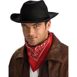 Chapeau Cowboy noir adulte