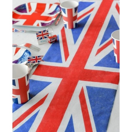 Chemin de table Angleterre Union Jack intissé 5 M