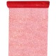 Chemin de table tulle paillete rouge 