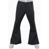 Déguisement disco hippie pantalon noir homme deluxe