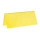 Marque place rectangle carton jaune les 10