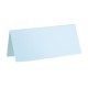 Marque place rectangle carton bleu ciel les 10