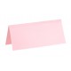 Marque place rectangle carton rose les 10