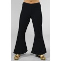 Déguisement hippie pantalon noir femme luxe