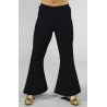 Déguisement hippie pantalon noir femme luxe