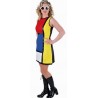 Déguisement 60's Modern Art femme luxe