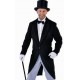 Costume Queue de Pie Noire Chic Luxe Homme