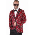 Déguisement 60's Veste Rock'n Roll écossaise homme luxe