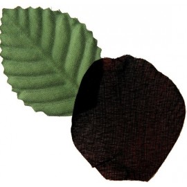 Petales noires en tissu avec feuilles les 100