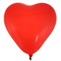 Ballons coeur rouge 25 cm les 8