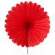 Eventail papier rouge 20 cm les 2