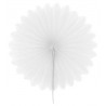 Eventails papier blanc 20 cm les 2