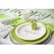 Assiettes Happy carton Blanc 22.5 cm les 10