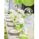 Gobelets Happy carton blanc argent x10 art de table