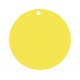 Marque place carton jaune rond les 10