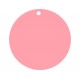 Marque place carton rose rond les 10
