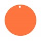 Marque place carton orange rond les 10