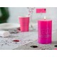 Bougie joyeux anniversaire Fuchsia 11 cm