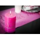 Bougie joyeux anniversaire Fuchsia 11 cm