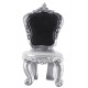 Marque place chaise baroque argent les 2