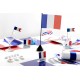 Drapeau de table France 25 cm