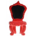 Marque place chaise baroque rouge les 2