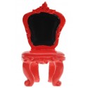 Marque place chaise baroque rouge les 2