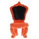 Marque place chaise baroque orange les 2