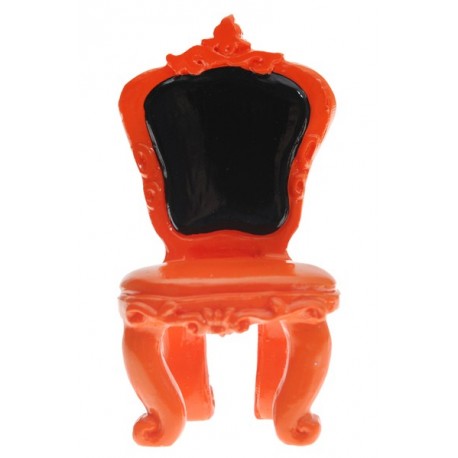 Marque place chaise baroque orange les 2