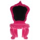 Marque place chaise baroque fuchsia les 2